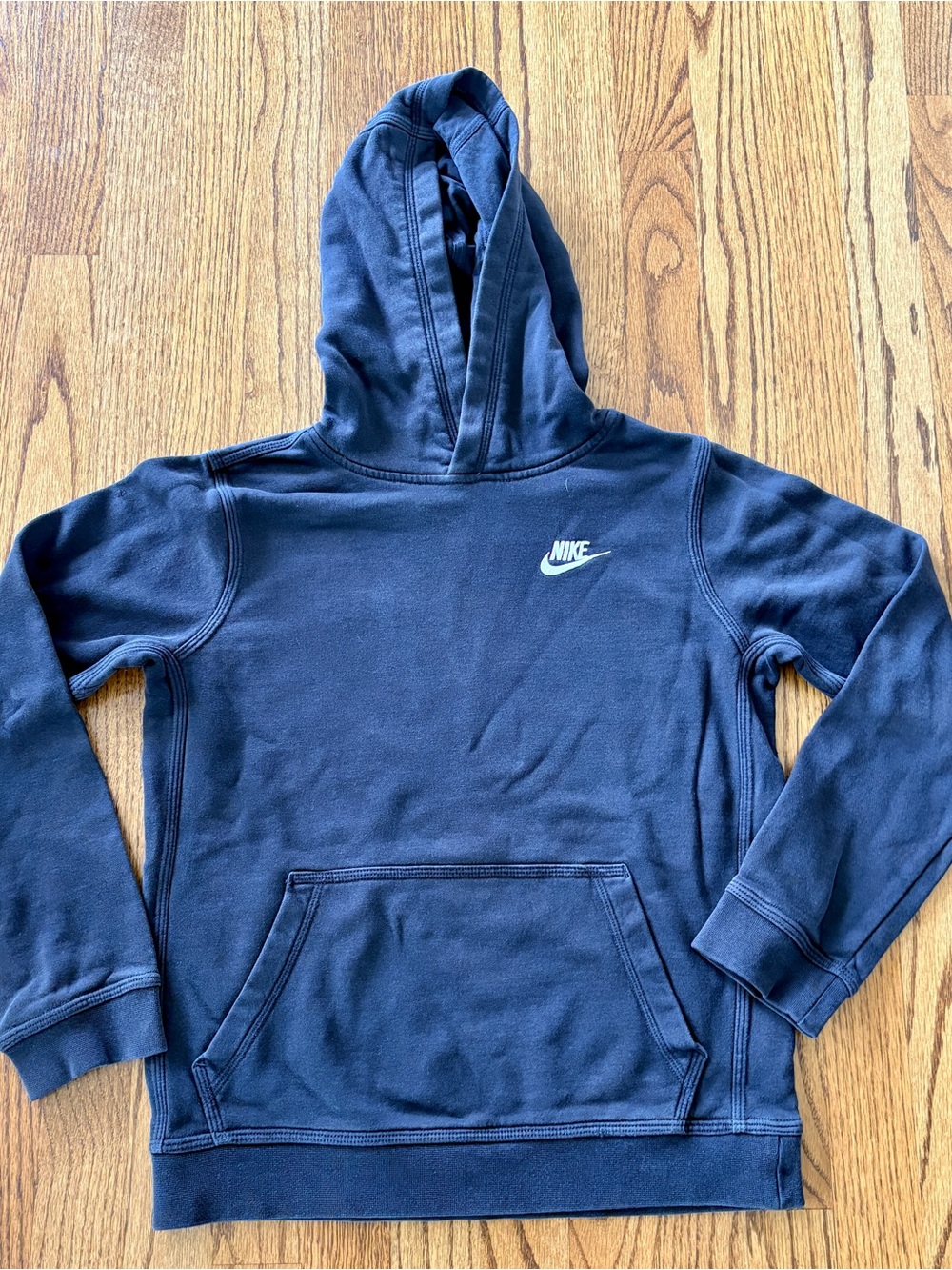 Nike Black hooded sweatshirt kids large